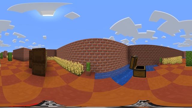 Brawl Stars Minecraft map in 360 degree vr! смотреть онлайн