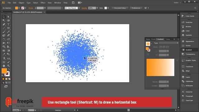 How to Create Crumbs Abstract Background Design in Adobe Illustrator смотреть онлайн