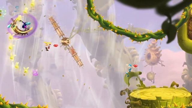Rayman® Legends История Жабы Гонка В Воздухе смотреть онлайн