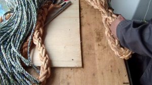 Гаша, 8 ми прядный канат.  8-Strand Eye Splice