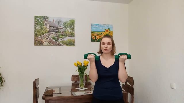 Упражнения с гантелями смотреть онлайн