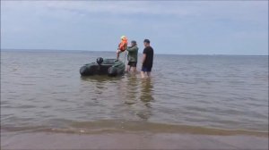 канал Саша Торопов Лодочный мотор HANGKAI 3,6 на большой воде !