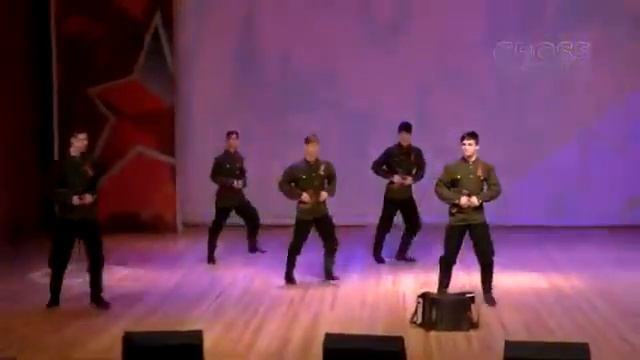 164536 Хореографический ансамбль «Сибирские самоцветы» танец «Солдатская пляск смотреть онлайн