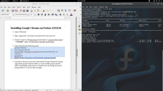How to Install Google Chrome on Fedora 21/22/23/24 смотреть онлайн