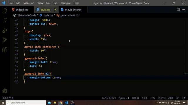 Make Movie Card Design with HTML & CSS - Movie Card UI Design смотреть онлайн