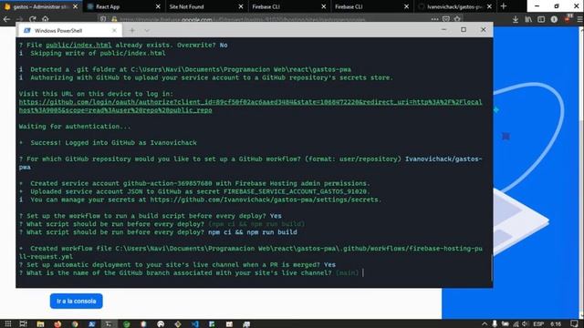 Firebase Hosting - desplegando React App Web смотреть онлайн