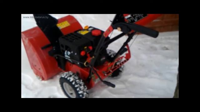 Эээх, прокачу. Снегоотбрасыватель MTD (МТД) M61 смотреть онлайн