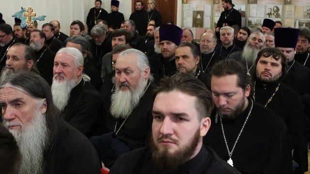 Сюжет о заседании Епархиального совета и собрании духовенства Симферопольской и Крымской епархии. смотреть онлайн