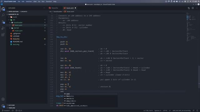 Building an OS - 2 - Reading from the disk смотреть онлайн