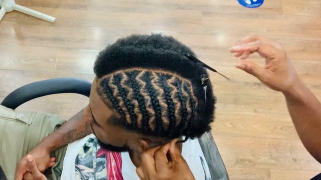 How To Zigzag Part Like A Pro || Zigzag Side Braids/popsmoke Braids | My Grip Game смотреть онлайн