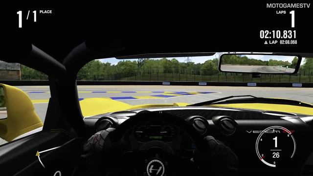 Forza Motorsport 4 - 2012 Hennessey Venom GT Speed Run смотреть онлайн