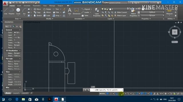 Auto CAD darslik 4# Autocada chizishni organamiz смотреть онлайн