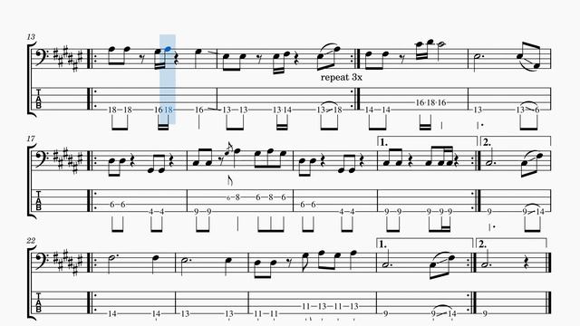 Michael Seyer - Ring Around the Rosie [Bass Tabs/Sheet] смотреть онлайн