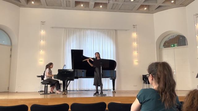 Pierre Sancan Sonatine for flute and piano смотреть онлайн