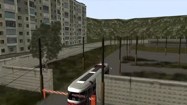 Таймлапс, Приволжские трамваи, маршрут 7 (T3SU двухдверная) // MTA Province смотреть онлайн