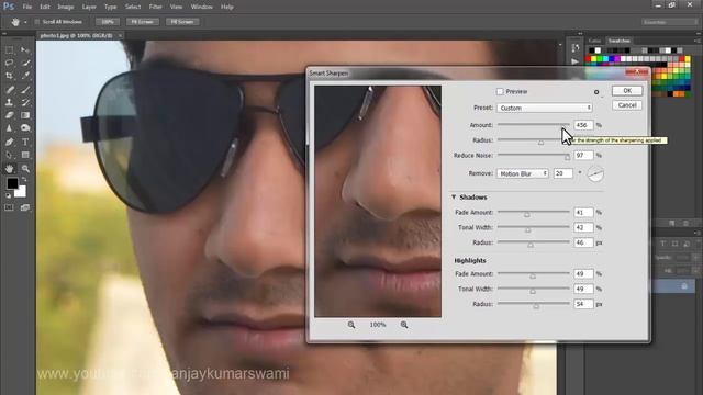 #86 Adjust Image Sharpness And Shake Reduction In Adobe Photoshop