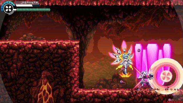 Gunvolt Chronicles: Luminous Avenger iX 2 - Walkthrough Part 2 Volcano Block Boss: Dacite смотреть онлайн