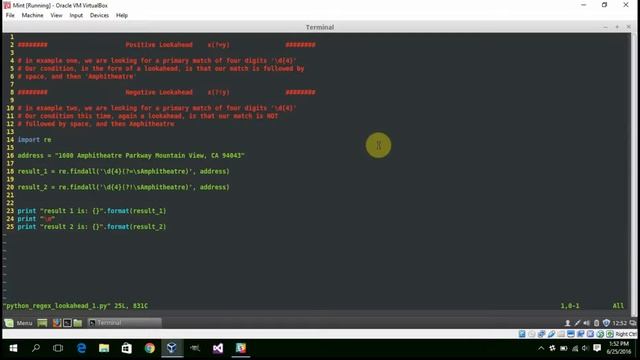 regular expressions: python: lookaheads смотреть онлайн