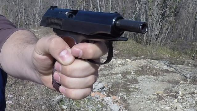 Охолощенный Питолет Макарова ПМ-СХП - Работа автоматики (Slow Motion) смотреть онлайн