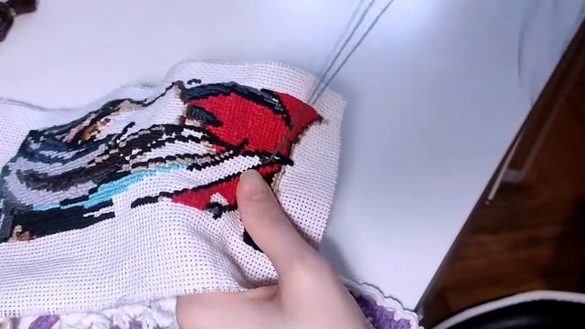 ВЫШИЛА СЯО КРЕСТИКОМ ✨ аниме, геншин импакт, cross-stitch, адепт Сяо смотреть онлайн