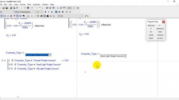Programming Math CAD 15 #15