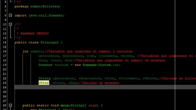 Ayuda en Java. Práctica: "De cantidad a billetes" Operador Mod y operador ternario. смотреть онлайн