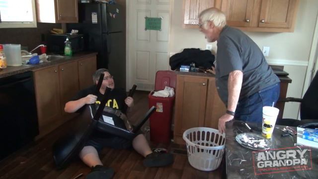 PICKLEBOY BREAKS GRANDPA'S CHAIR!