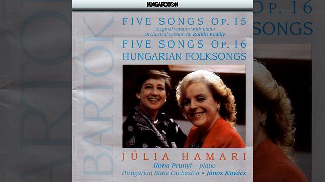 Five Hungarian Folksongs for voice and orchestra: No. 4 Complaint смотреть онлайн