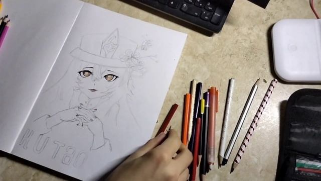 Как я Хутао рисовал/How I Drew Hutao?