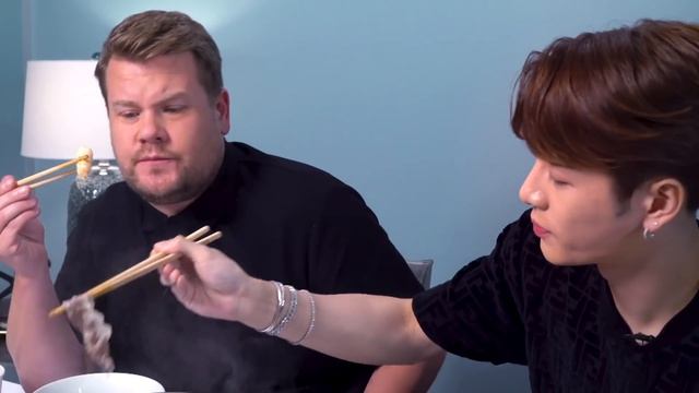 Jackson Wang & James Corden Trade Food, Language & Sport смотреть онлайн