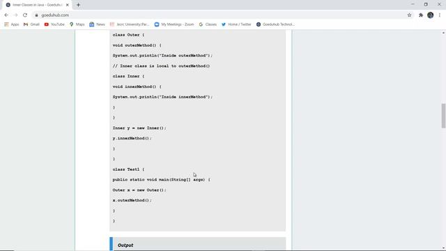 Inner Classes in Java-Practical examples in inner class java смотреть онлайн