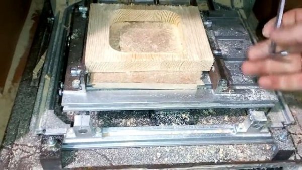 CNC 2418. Ещё один способ крепления заготовок.