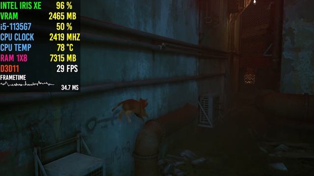 Stray - Intel Iris Xe Graphics - 8 GB RAM - 720p смотреть онлайн