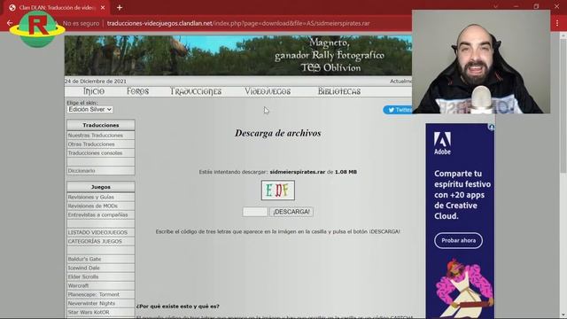 TUTORIAL:  Como Jugar A Sid Meier's Pirates! En W10, HD Y En Español
