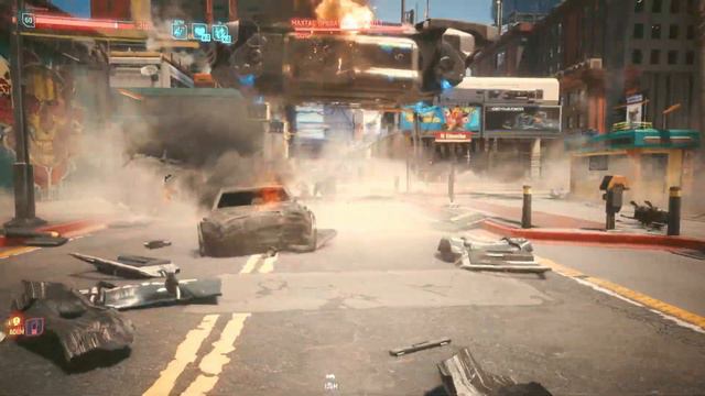 Cyberpunk 2077 PS5 Arm Canon Cybernetic vs NCPD/Maxtech very hard смотреть онлайн