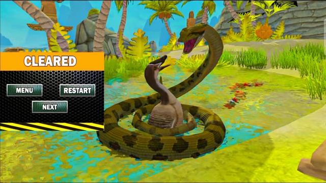 Green Angry Anaconda Deadly Giant Attack - Anaconda Snake Survival Wild Jungle Rat Android Gameplay