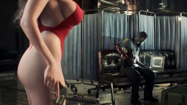 RESIDENT EVIL 2 | Remake Claire Thicc Baywatch Swimsuit Gameplay PC Mod смотреть онлайн