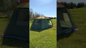 Палатка шатер 4 местная с тамбуром Mircamping 1006-4