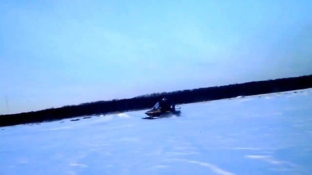 На снегоходах по Финскому заливу. смотреть онлайн