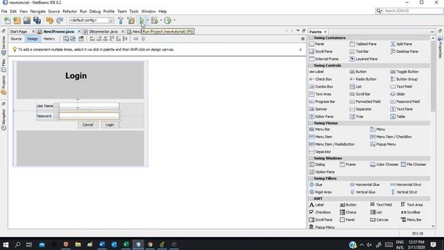 Java Login Screen key pressed event and closing button using Netbeans IDE #3 смотреть онлайн