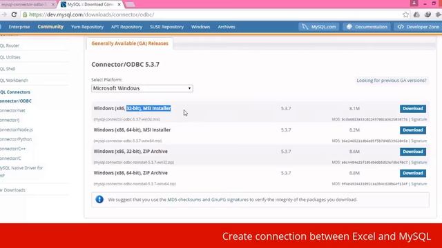 Create connection between Excel and MySQL смотреть онлайн