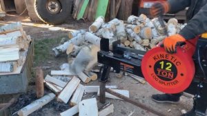 Дровокол электрический кинетический СК-P12T или мой новый дроводав. )