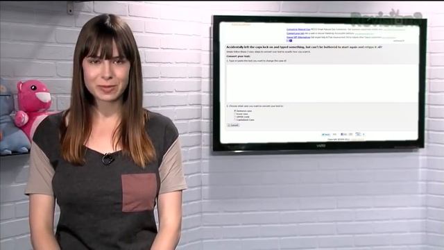 Turn All CAPS Text to Lower Case Fast - Tekzilla Daily Tip смотреть онлайн