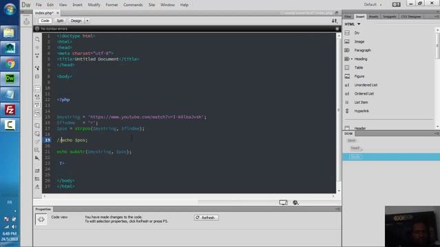 |TUTO| Embed a Youtube video from your URL with PHP смотреть онлайн