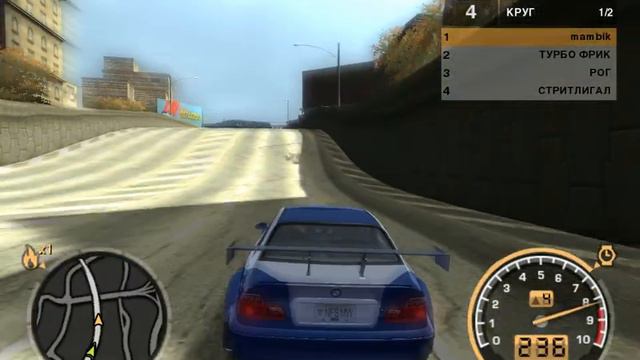 #1 прохождение NFS Most Wanted (в следующей части микрофон по лучше будет) смотреть онлайн