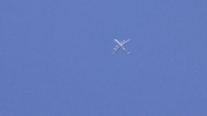 *RARE* A Cavok Air - Antonov AN-12BP [ UR-CBG ] flying overhead over my house at 24.000 ft!