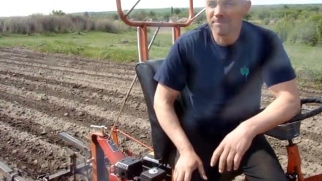 Кентавр 2070б с передним адаптером в работе. смотреть онлайн