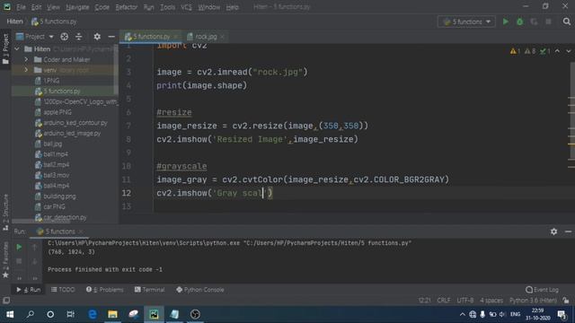 5 Basic Functions To Get Started With OpenCV | Part 1 смотреть онлайн