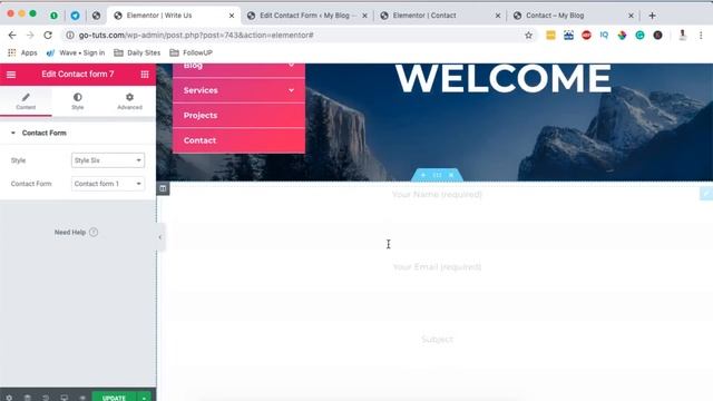 HOW TO ADD A CUSTOM CONTACT FORM 7 IN ELEMENTOR (Elementor Contact Form 7 Tutorial) смотреть онлайн