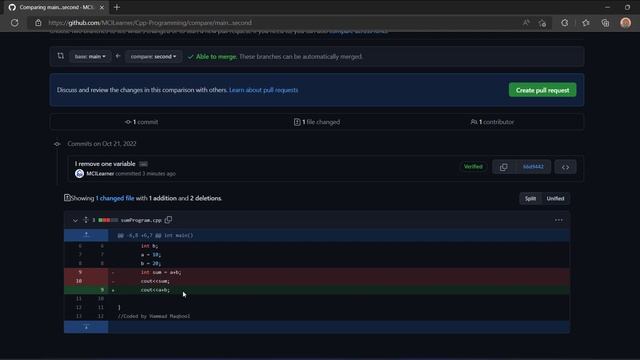 10 - Concept of Branch and Pull Request in GitHub смотреть онлайн